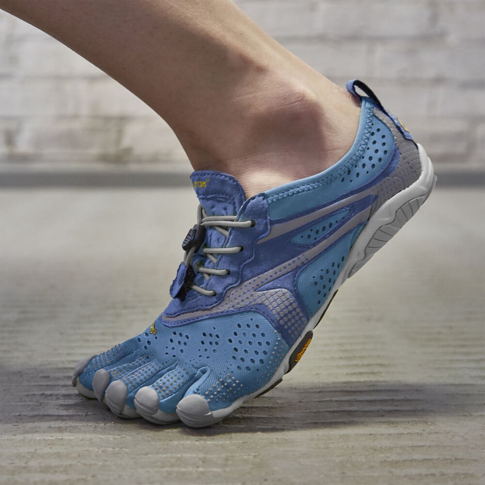 Vibram FiveFingers Dames V-Run - Wandelschoenen Blauw - 264857JQG